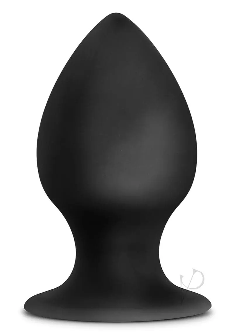Blush Anal Adventures Platinum Silicone Anal Stout Plug - Large Black - Image 3