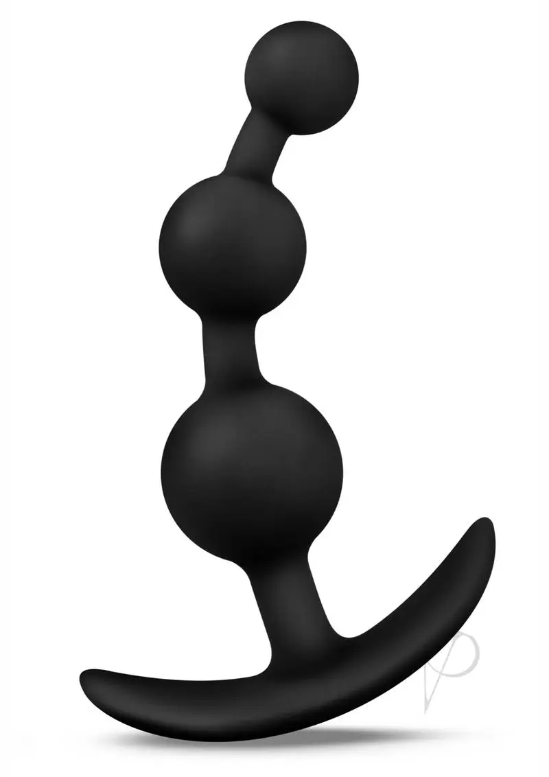 Blush Small Anal Beads - Black - Image 2