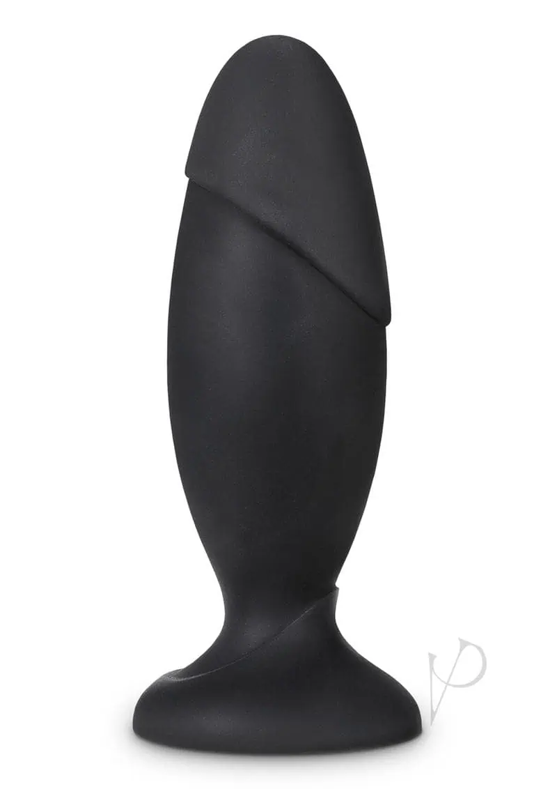 Blush Anal Adventures Platinum Silicone Rocket Plug - Black - Image 3