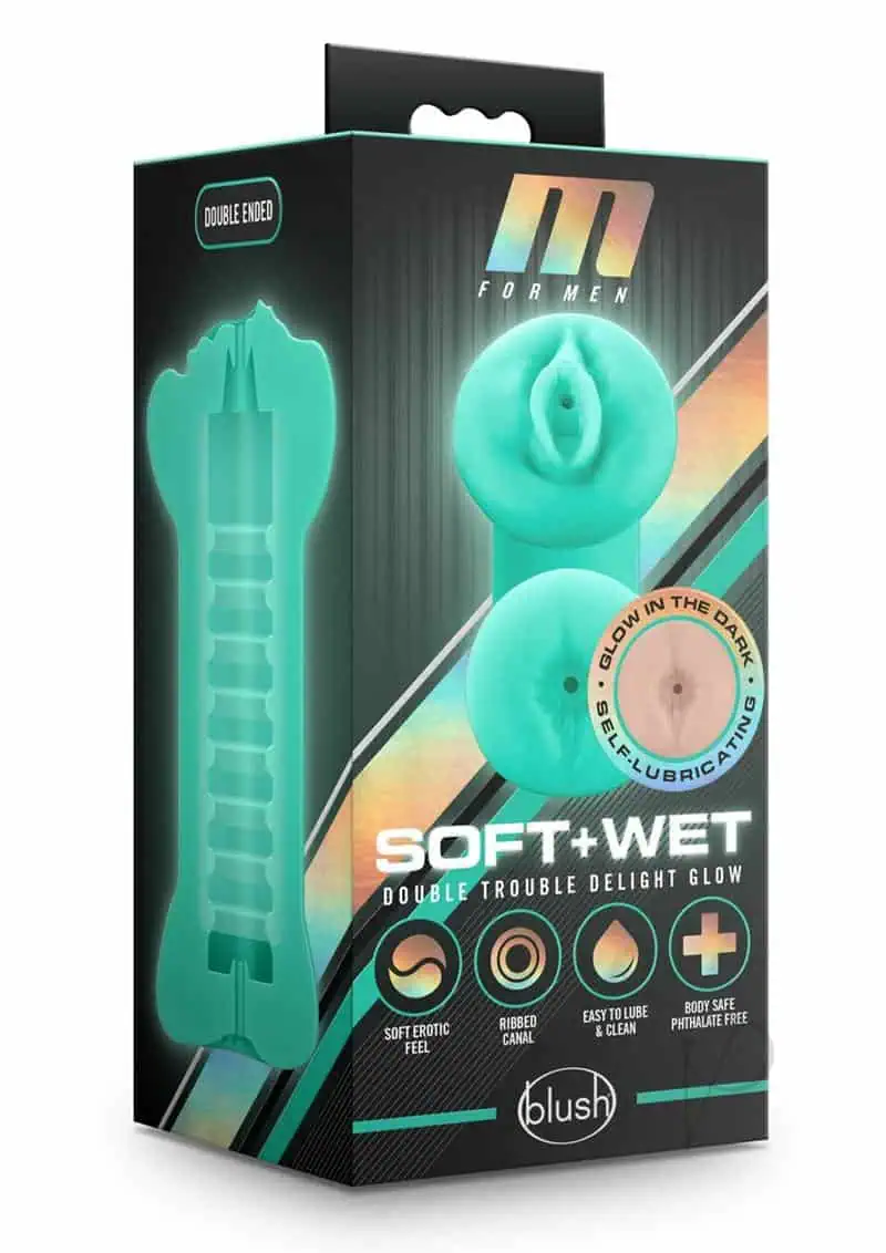 Blush M for Men Soft and Wet Double Trouble Glow in the Dark - Ivory - Image 2