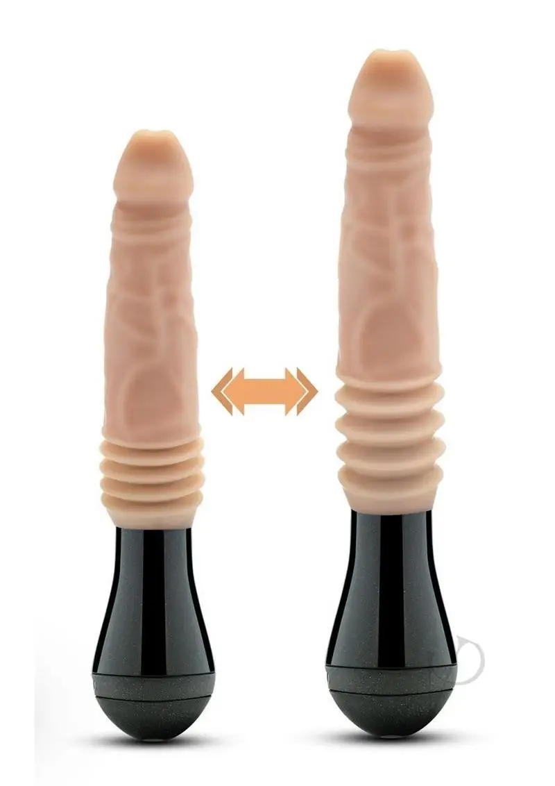 Blush Dr. Skin Silicone Dr. Arthur Thrusting Gyrating Vibrating Dildo - Beige - Image 2
