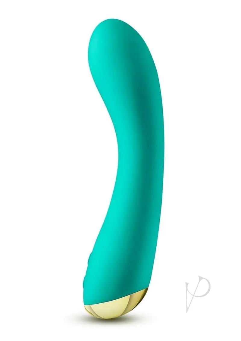 Aria Luscious AF Silicone Vibrator - Teal - Image 2