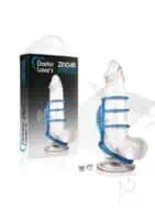 Doctor Love's Vibrating Cock Cage - Blue - Image 1