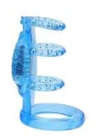 Doctor Love's Vibrating Cock Cage - Blue - Image 2