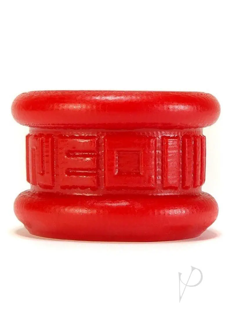 Neo Short Silicone Ballstretcher - Small - Red - Image 2