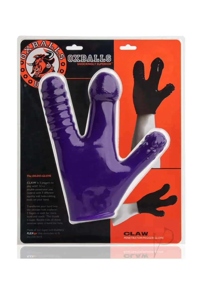 Oxballs Claw Glove - Eggplant - Image 5