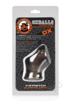 Atomic Jock Unit X Stretch Cockring With Ball Stretcher Smoke 3 Inch - Image 1