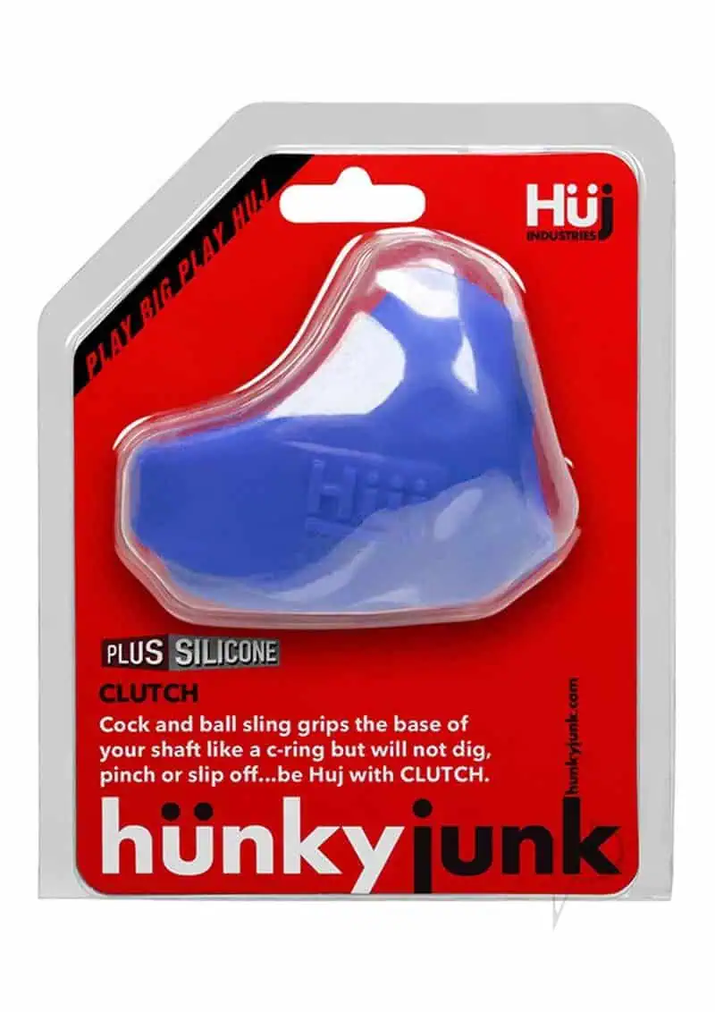 Hunky Junk Clutch Cock & Ball Sling - Cobalt - Image 5