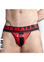 Fister 3D Rubber Fist Jock - Black/Red - Large - Image 2