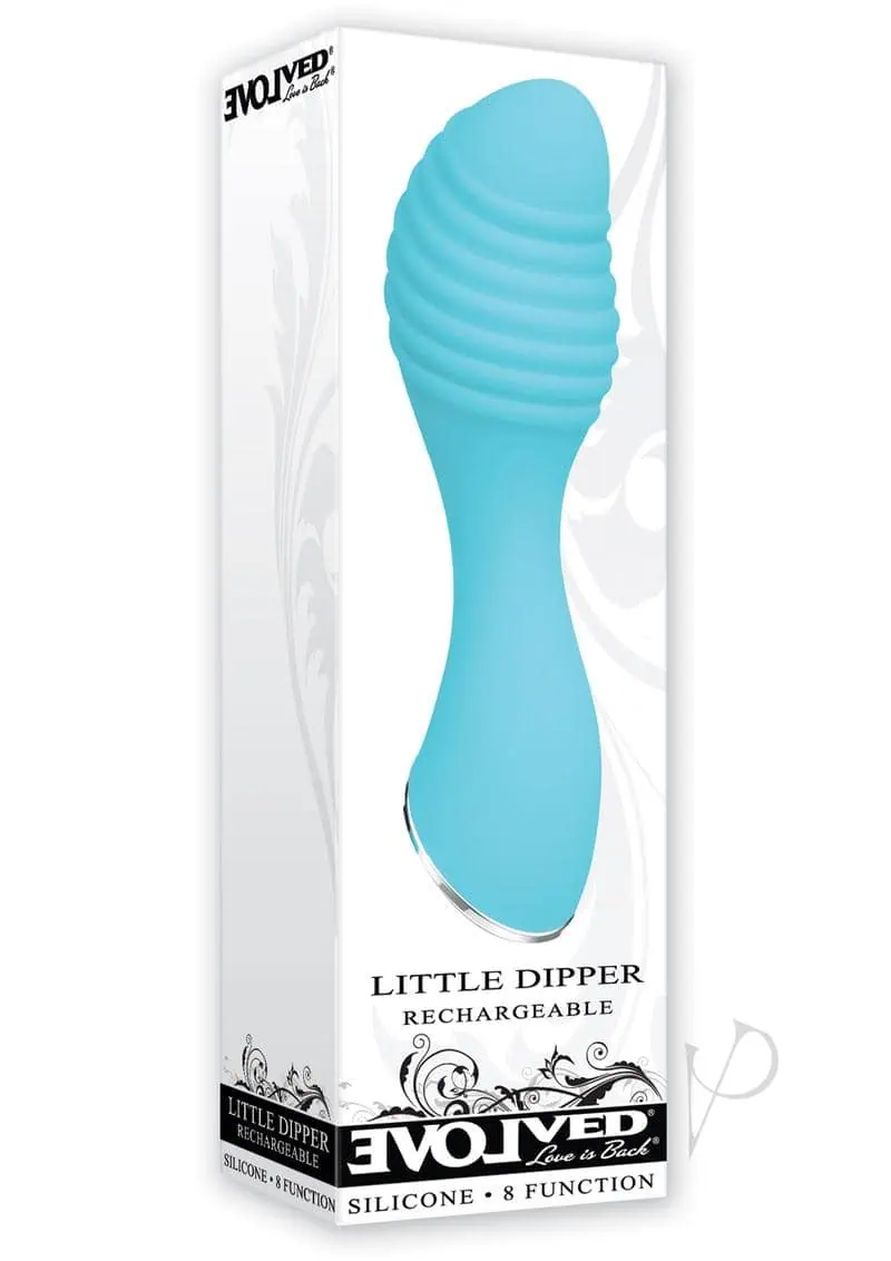 Evolved Little Dipper Rechageable Mini Vibe - Blue - Image 3