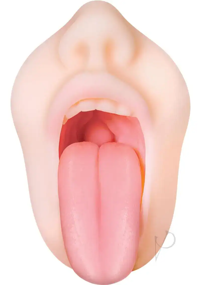 Zero Tolerance Real Mouth Stroker DVD Masturbator Lube Kit Flesh - Image 2