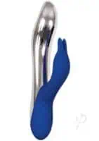 Evolved Bunny Bright Light Up Metallic Vibrator - Dark Blue - Image 6