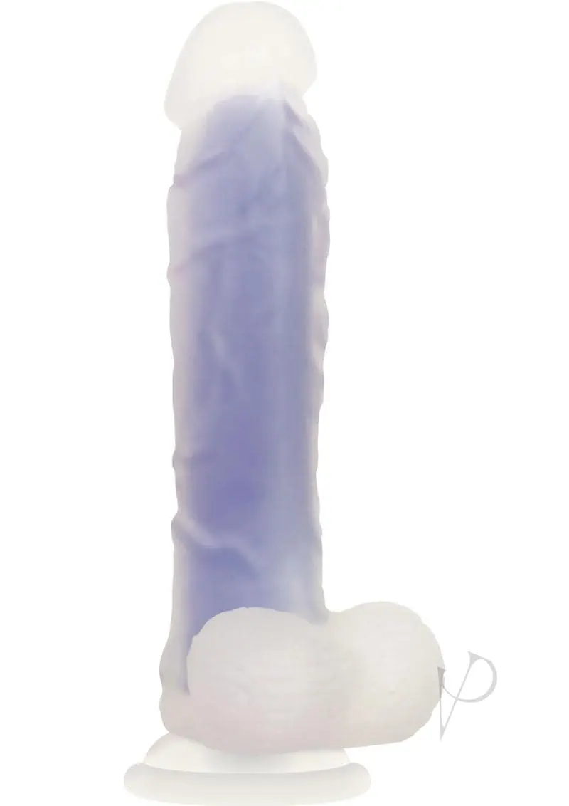Evolved Luminous Dildo Non Vibrating - Purple - Image 6