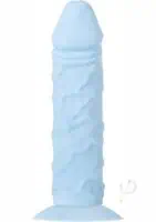 Silicone Strap On System - Blue - Image 6