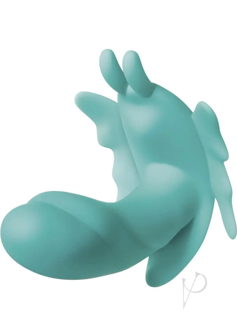 Evolved The Butterfly Effect Rechargeable Dual Stim - Teal - Image 6