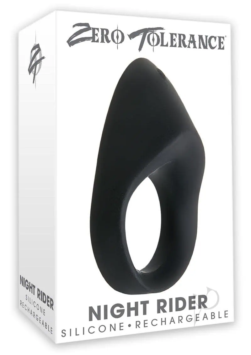 Zero Tolerance Night Rider Cock Ring - Black - Image 5