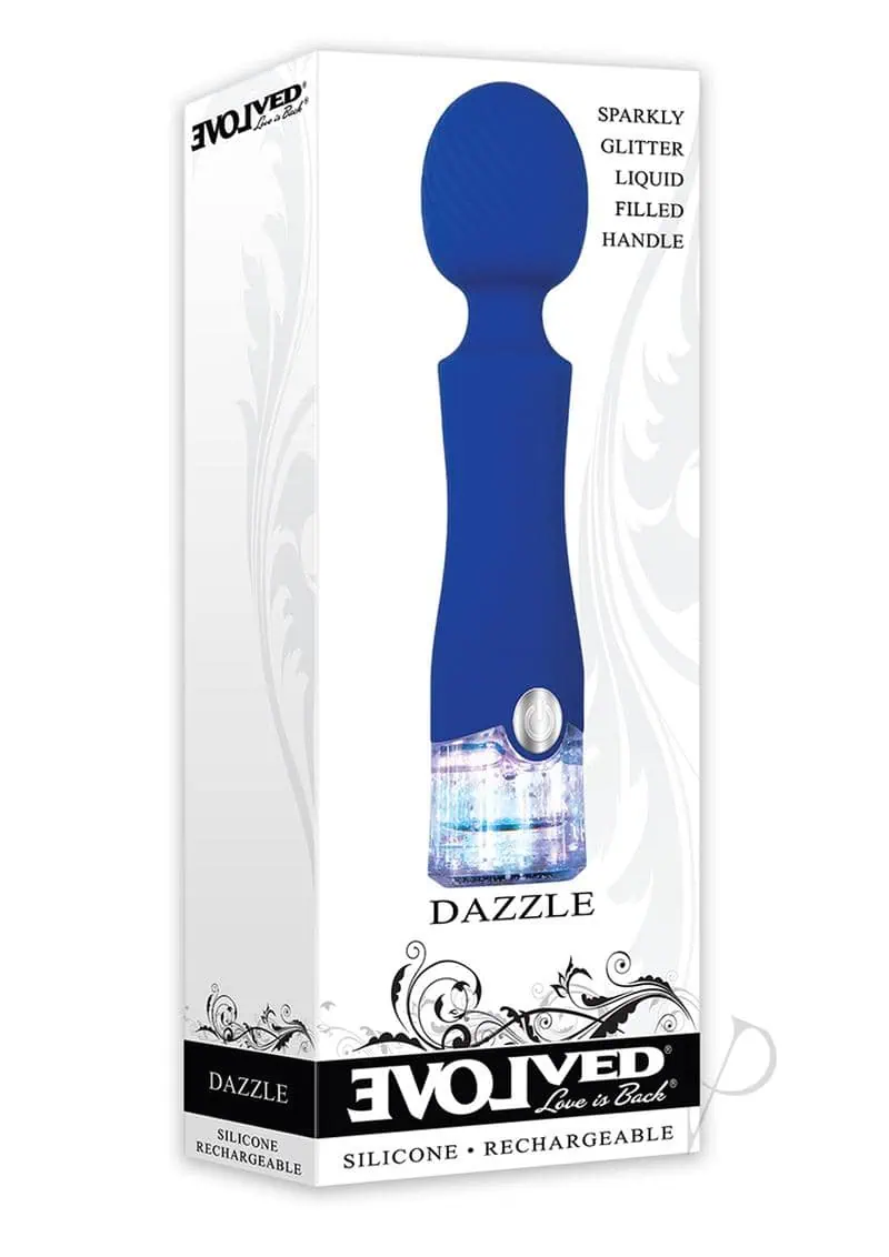 Evolved Dazzle Rechargeable Wand - Blue - Image 5