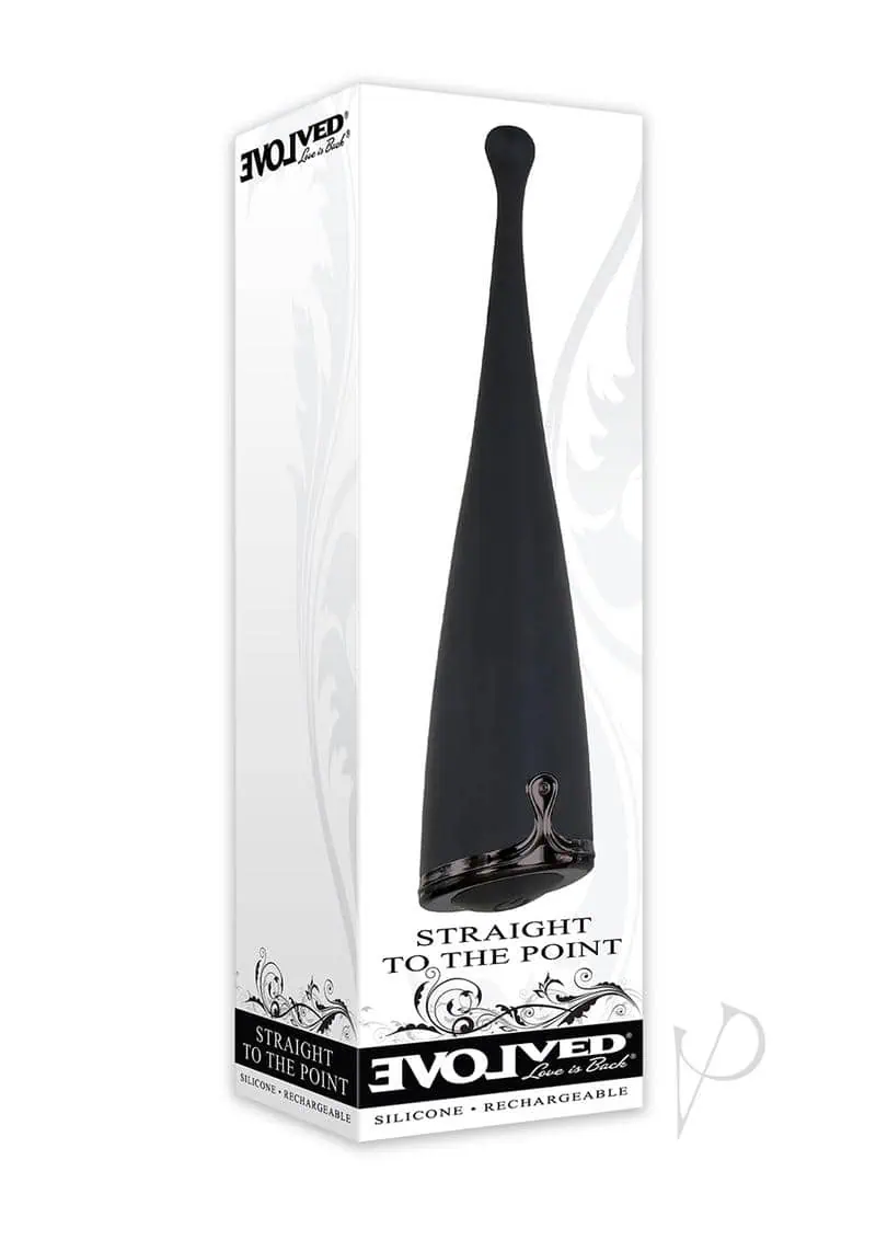 Evolved Straight to the Point Vibrator - Black - Featured Image