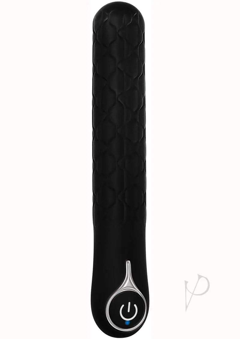 Evolved Quilted Love Rechargeable Vibrator - Black - Image 6