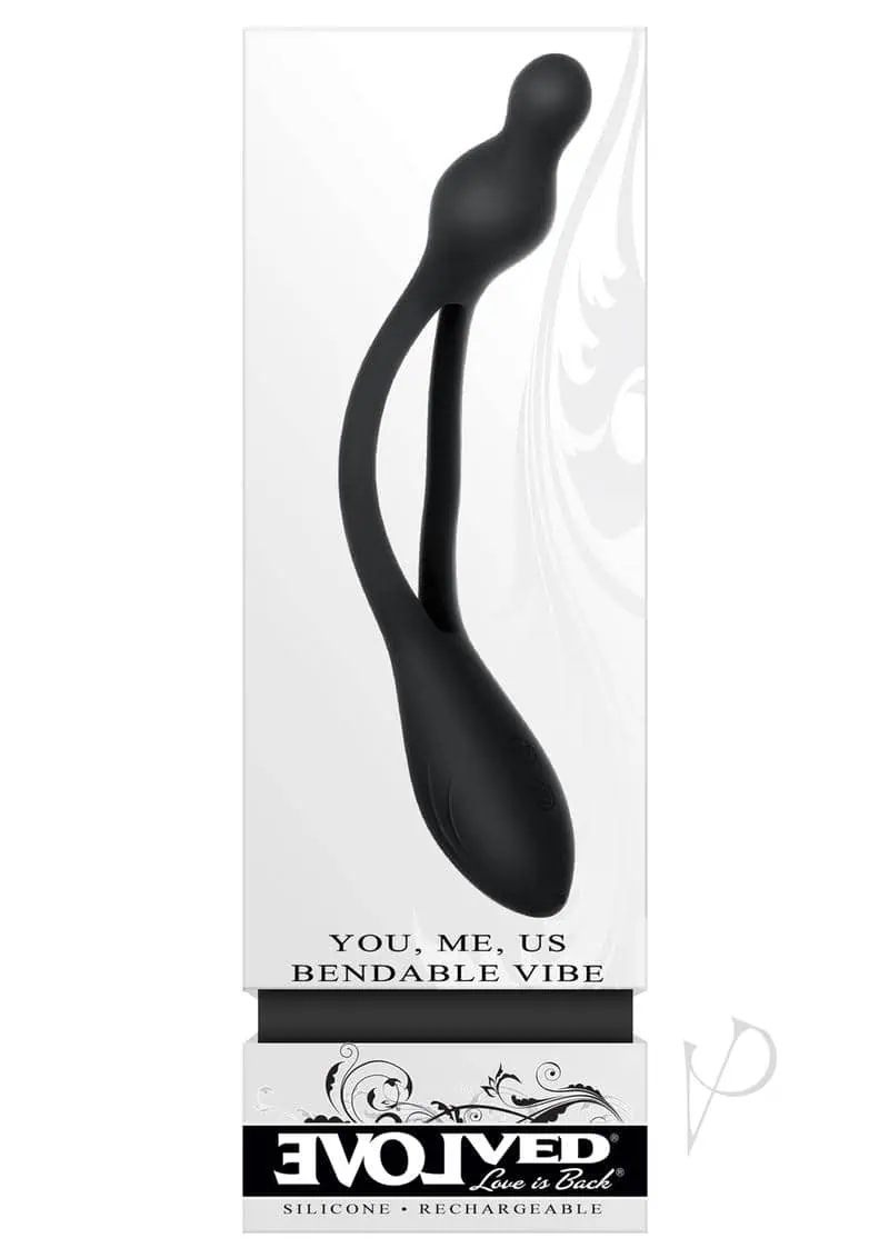 Evolved You Me Us Bendable Vibe - Black - Image 5