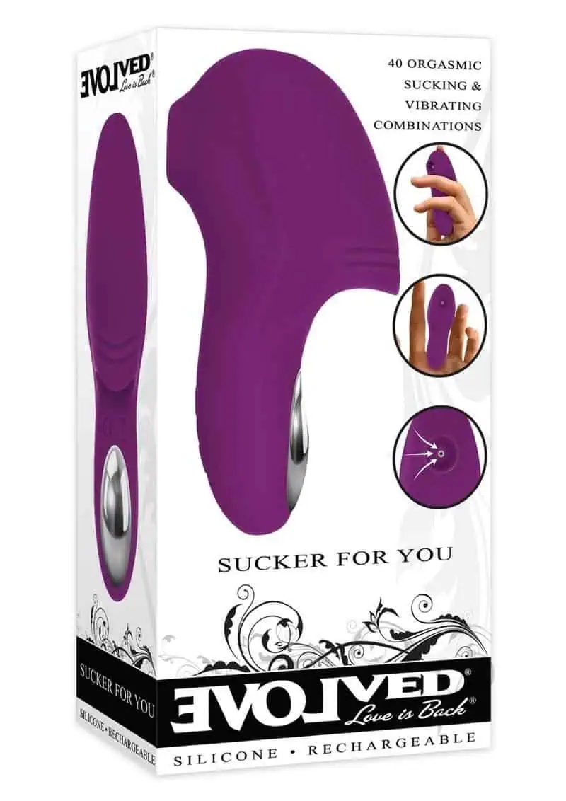 Evolved Sucker For You Finger Vibe - Purple - Image 5