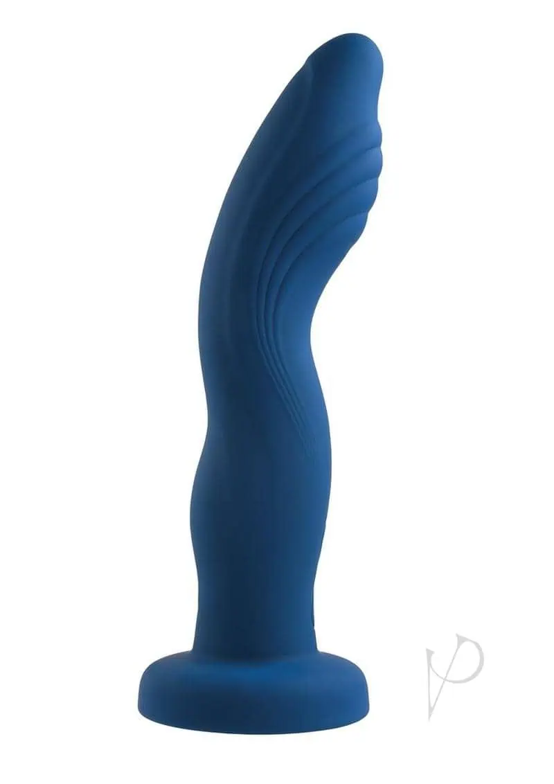Gender X Snuggle Up Dual Motor Strap On Vibe w/Harness - Blue - Image 6