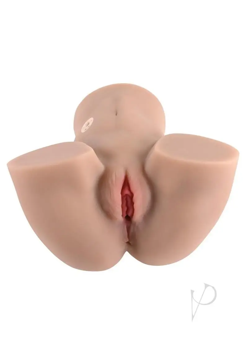 Zero Tolerance Rear Beauty Rechargeable Dual Vibrating Realistic Ass and Vagina - Vanilla - Image 2