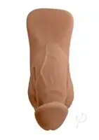 Gender X TPE Packer Dildo 4in - Caramel - Image 2