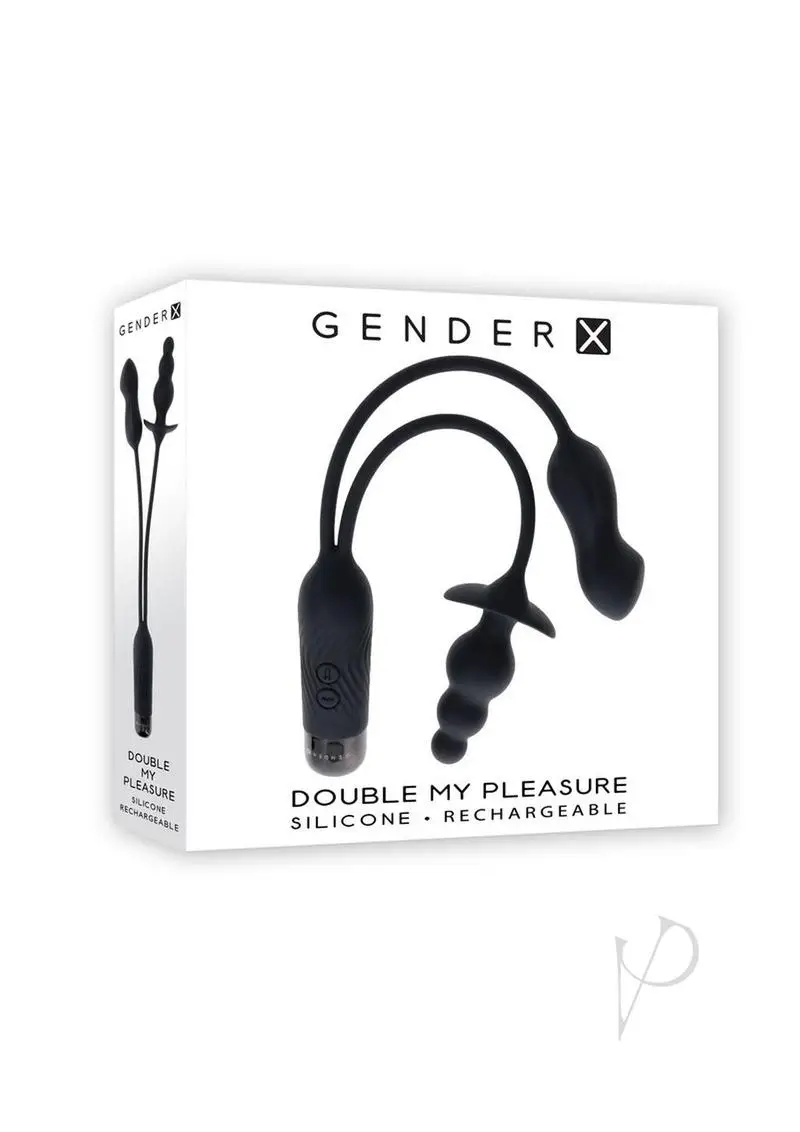GenderX Double My Pleasure Black - Featured Image