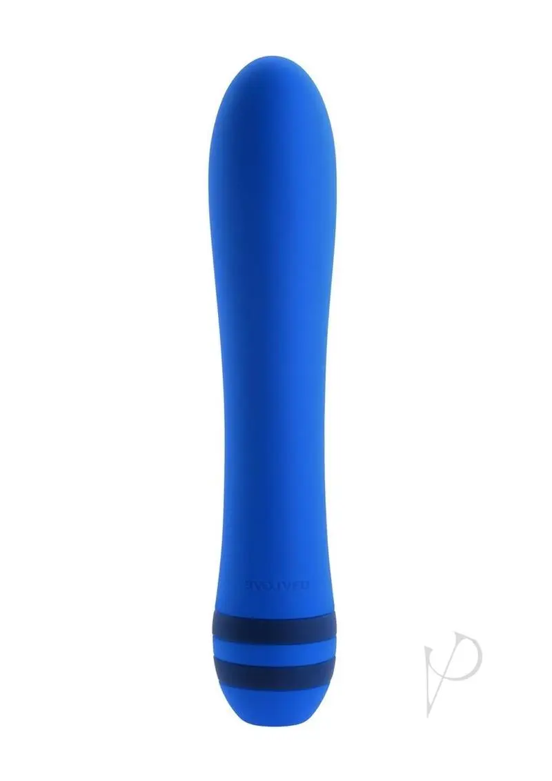 The Pleaser Silicone Rechargeable Vibrator - Blue - Image 2
