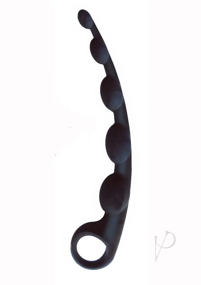 The 9's S-Curved Silicone Anal Beads - Image 4