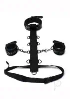 Whipsmart Body Harn Restraint 3pc Black - Image 2
