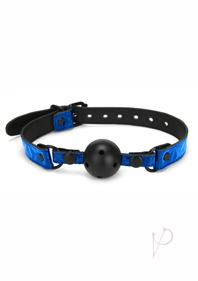 Whipsmart Deluxe Ball Gag Blue - Image 2