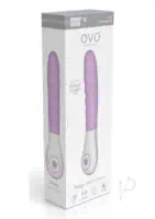 Ovo Silkskyn Ribbed Vibrator Blue - Image 1