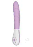 Ovo Silkskyn Ribbed Vibrator Blue - Image 2