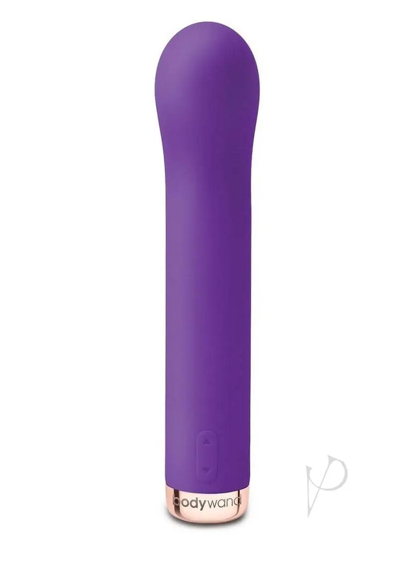 Bodywand My First G-Spot Vibe Silicone Rechargeable Vibrator - Purple - Image 2