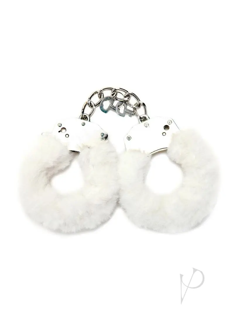Whipsmart Furry Cuffs - White - Image 2