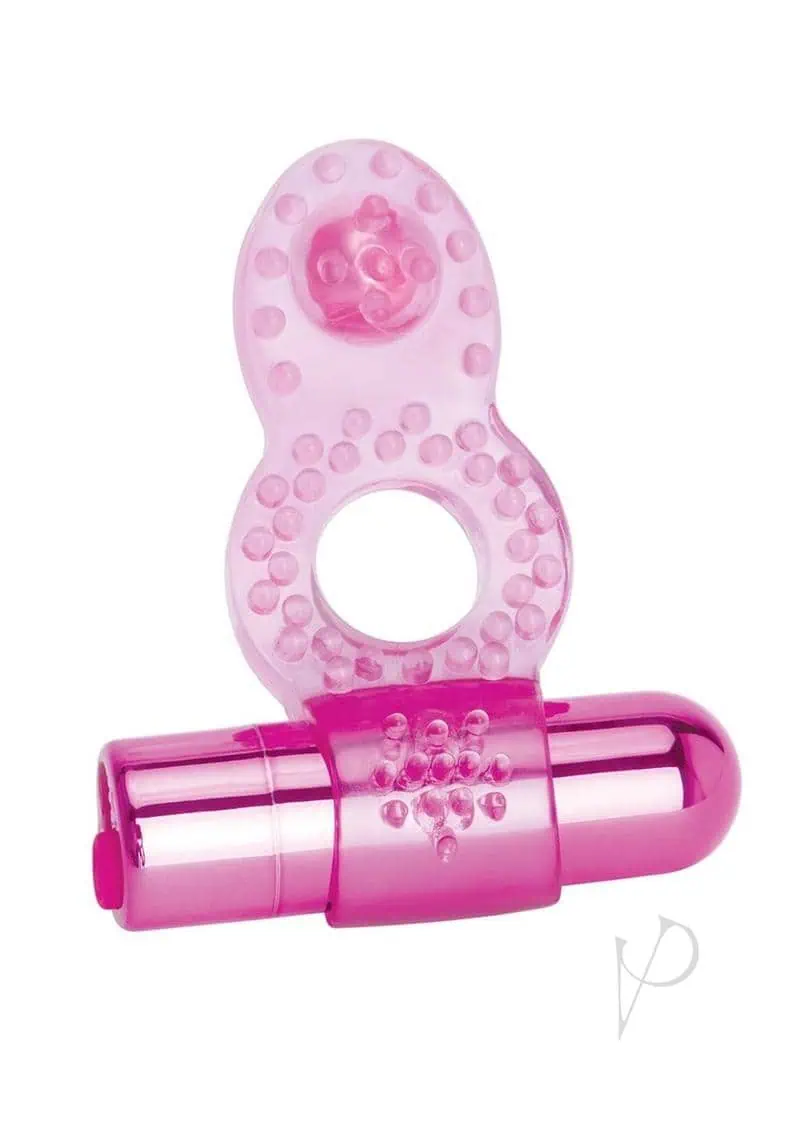 Bodywand Deluxe Orgasm Enhancer Rechargeable Silicone Ring - Pink - Image 2