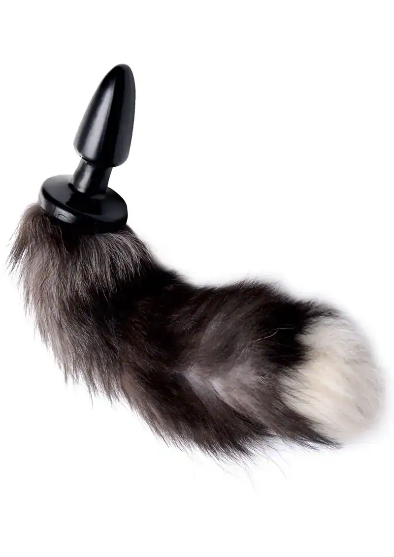 Tailz Grey Fox Tail Anal Plug - Image 2