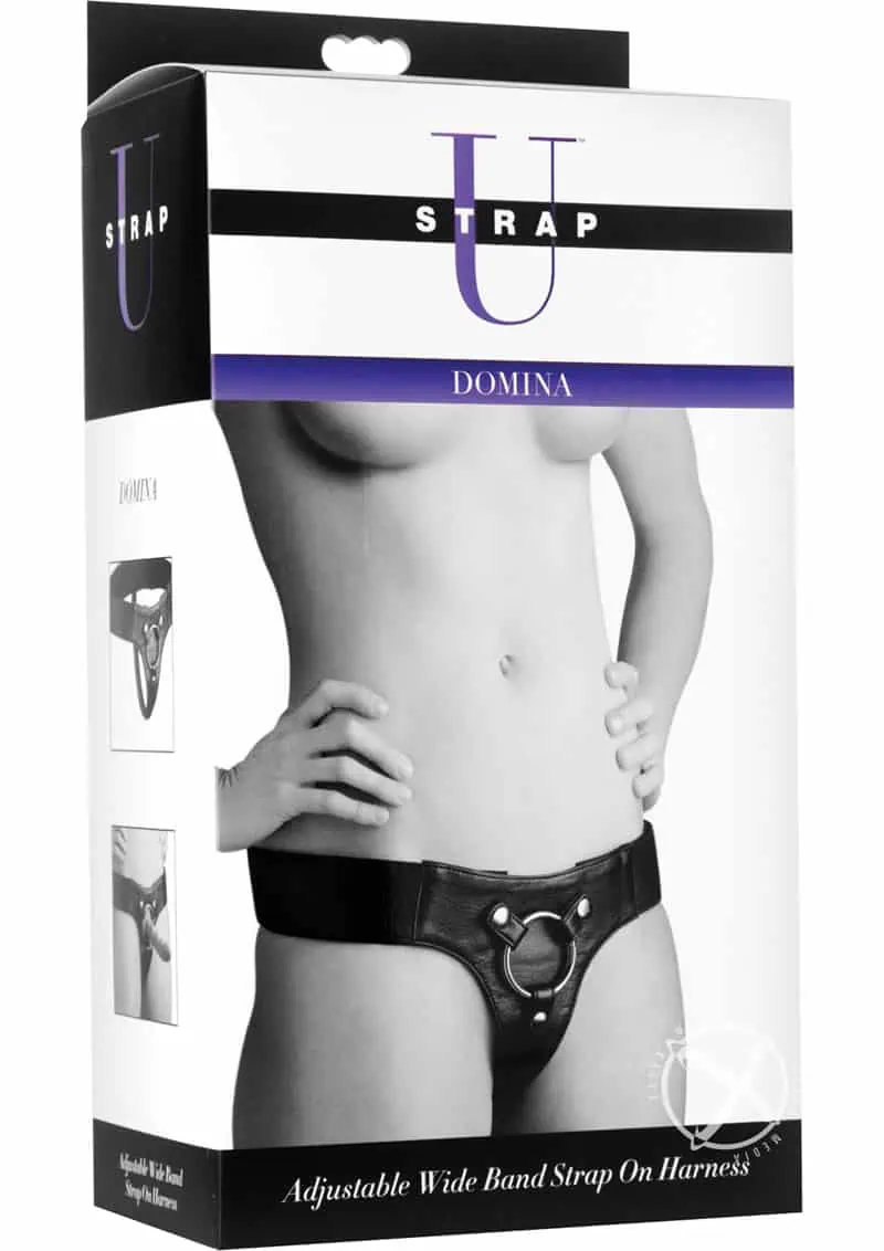 Strap U Domina Adjustable Wide Band Strap On Harness - Image 5