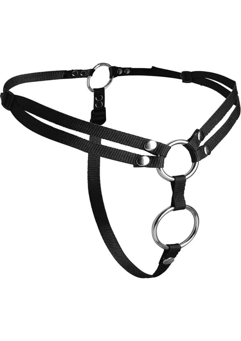 Strap U Unity Double Penetration Strap On Harness Black - Image 2
