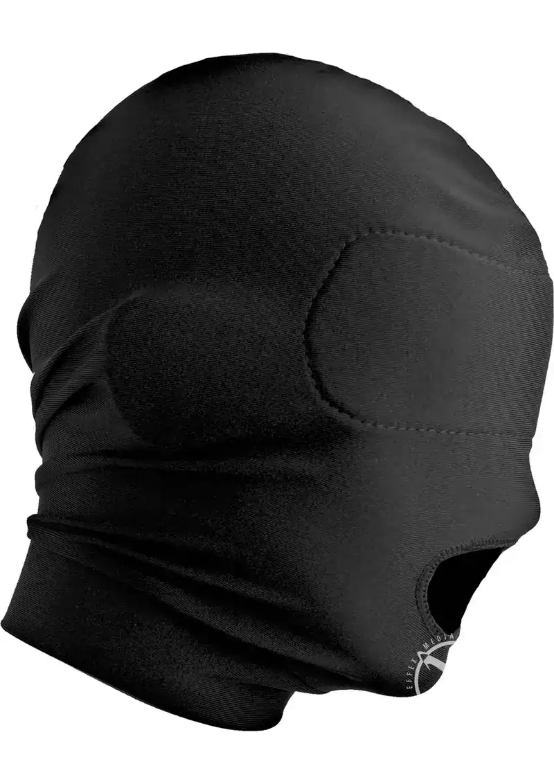 Master Series Disguise Open Mouth Hood With Padded Blindfold - Image 2