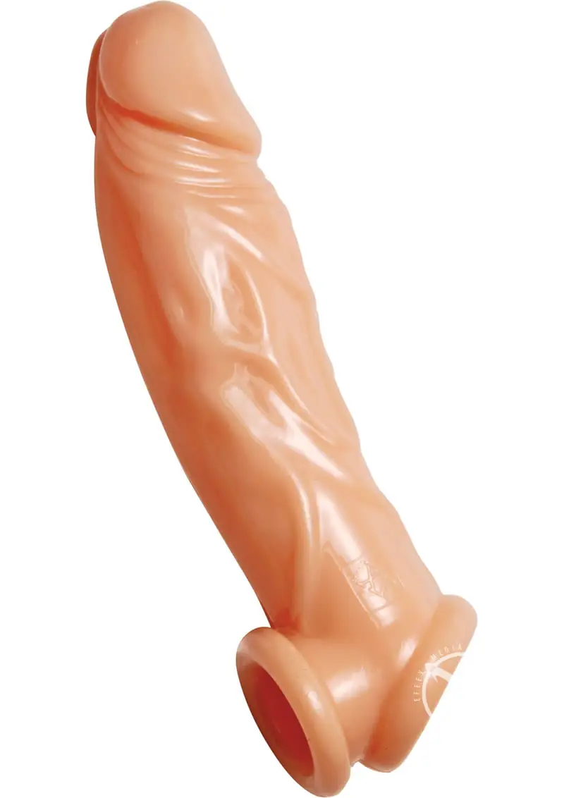 Size Matters Penis Enhancer Ball Stretcher Flesh 8 Inch - Image 2