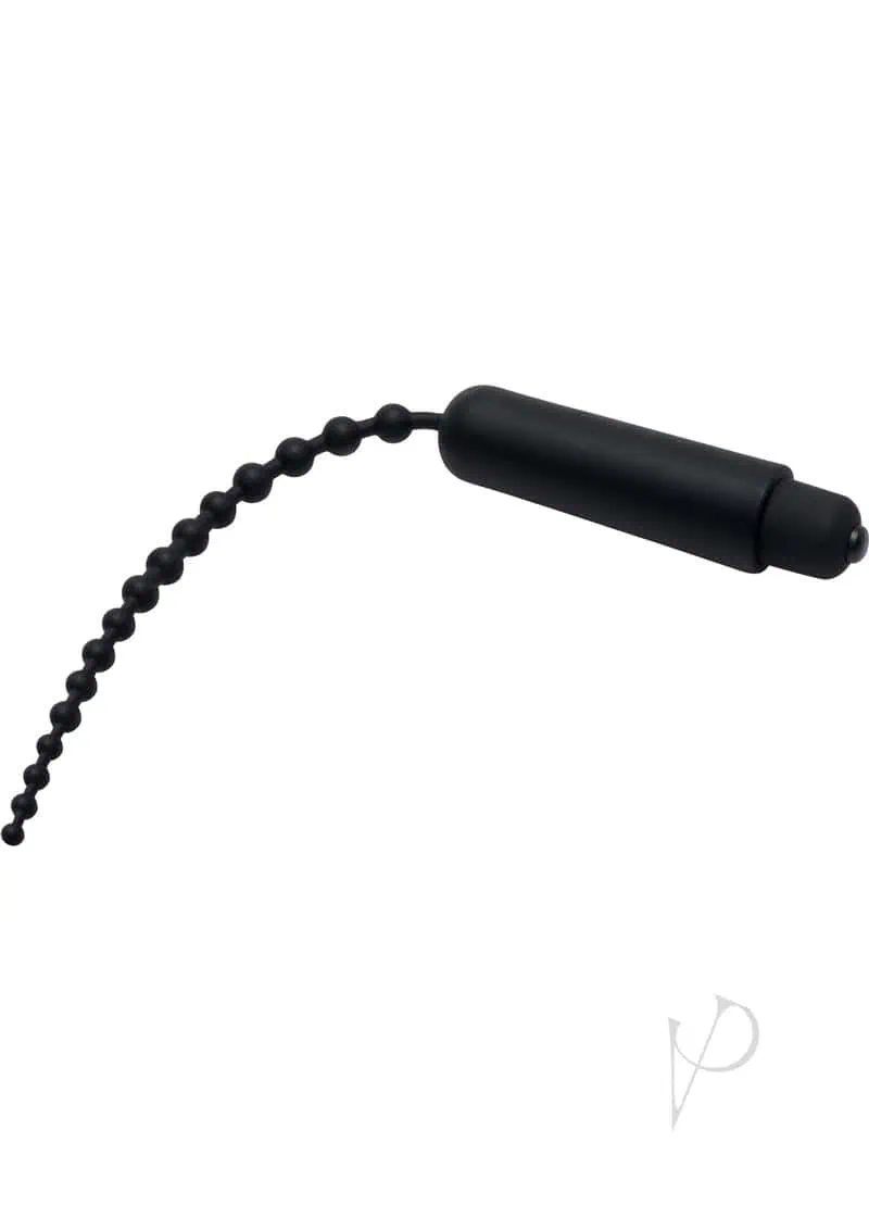 Master Series Dark Rod Vibrating Beaded Silicone Sound - Image 6