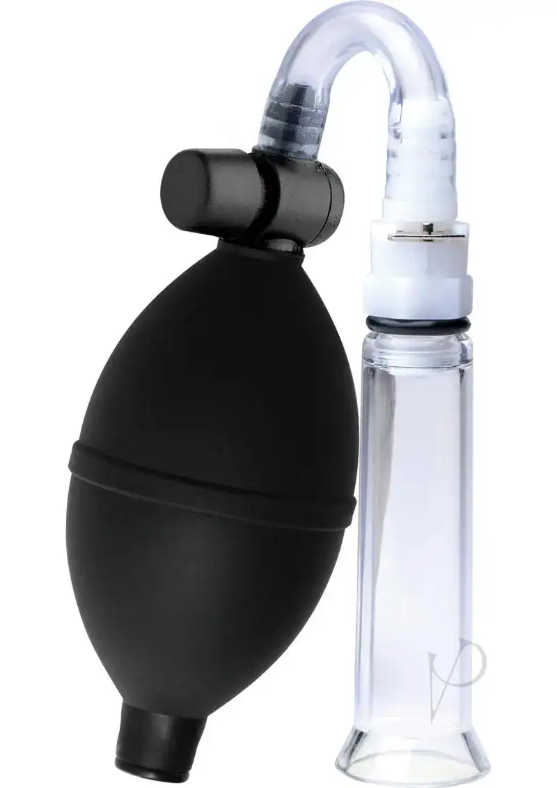 Size Matters Clitoral Pumping System With Detachable Acrylic Cylinder Clear And Black - Image 2