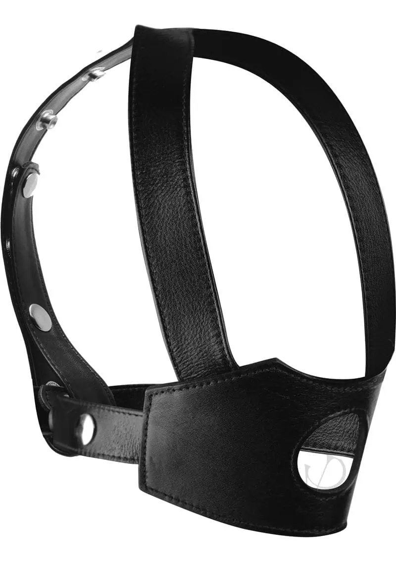Master Series Face Fuk II Dildo Face Harness Black - Image 2