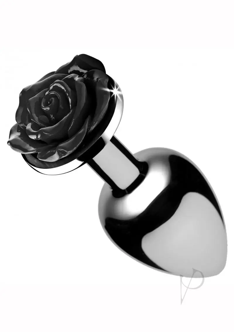 BootySparks Black Rose Anal Plug Large - Image 2