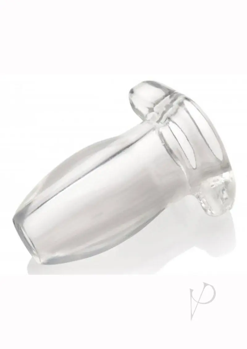 Master Series Gape Glory Clear Hollow Anal Plug 3.9 Inch - Image 2