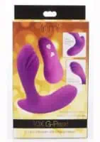 Inmi G Pearl G-spot Stimulator With Moving Beads Silicone Multi Speed Remote Control Rechargeable Purple - Image 1