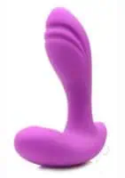 Inmi G Pearl G-spot Stimulator With Moving Beads Silicone Multi Speed Remote Control Rechargeable Purple - Image 2